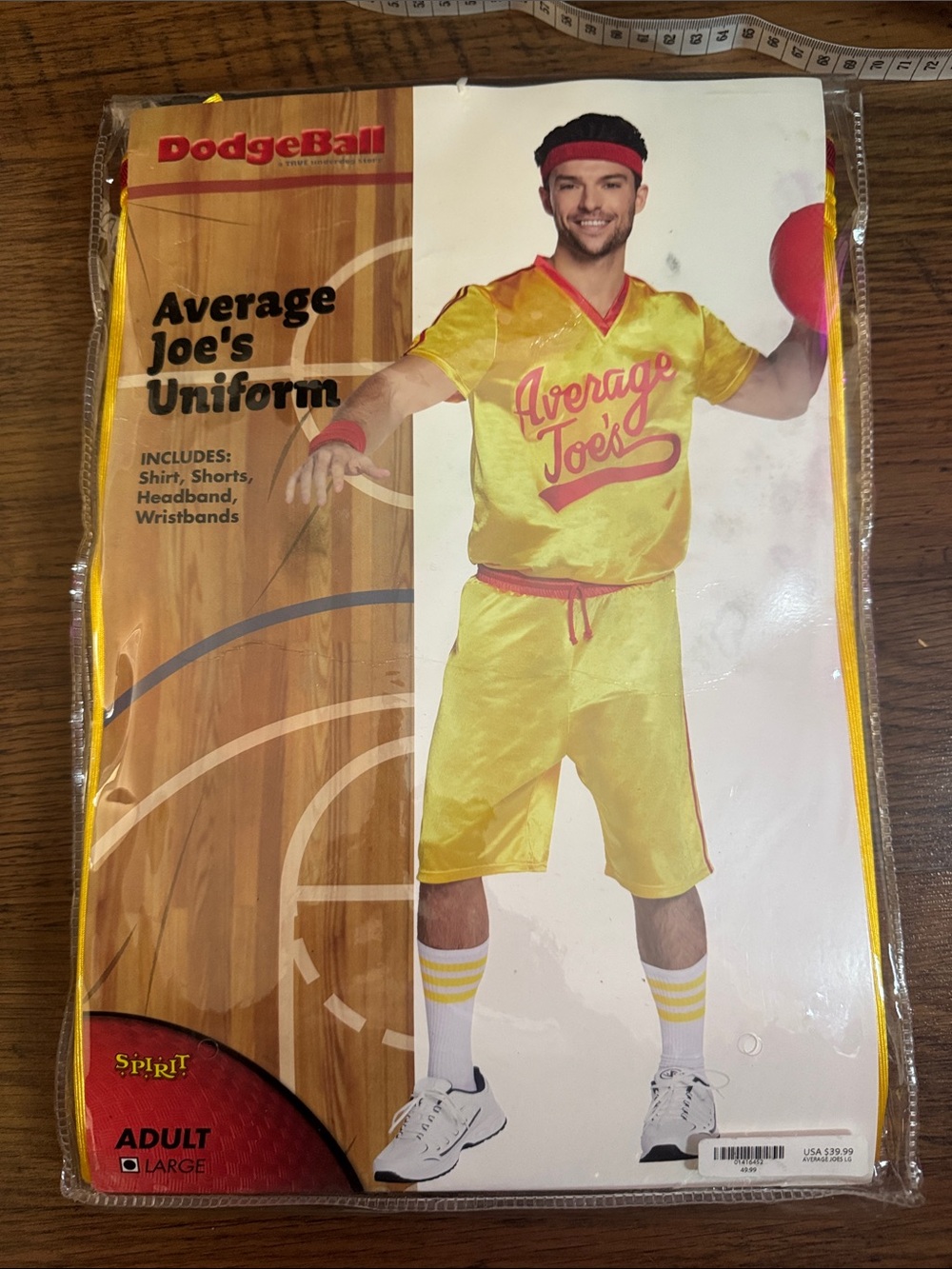 Halloween - Dodgeball Men’s Costume Large 39.T